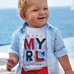 Camisa ML Celeste  F.1166 MAYORAL