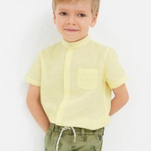 Camisa Manga Corta Piña/Blanco F.3161 MAYORAL