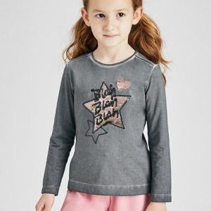 Blusa Basica Manga Larga Acero F.4011 MAYORAL