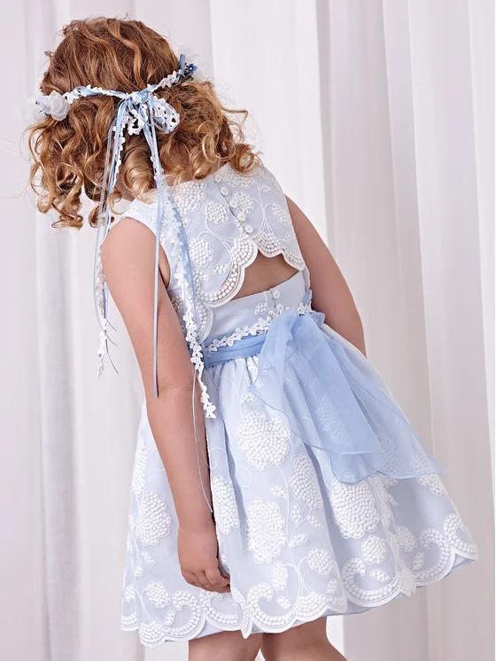 Vestido 19 Celeste F.5031 ABEL & LULA - Image 2