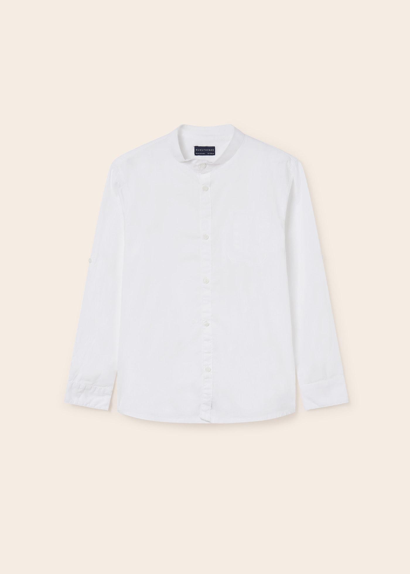 Camisa ML Celeste/Blanco/Marino F.6115 MAYORAL - Image 9