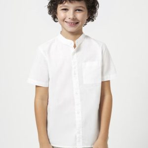 Camisa MC 78Blanco/80Celeste F.6118 MAYORAL