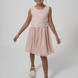 Vestido Bordado 77Tulipan/78Crudo F.6944 MAYORAL