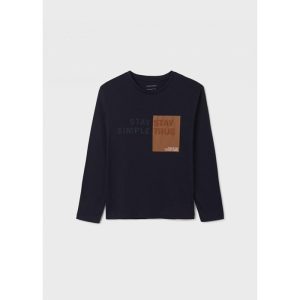 Playera Manga Larga Dark Navy F.7001 MAYORAL