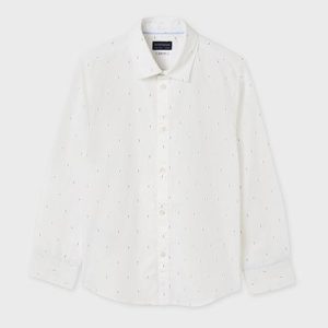 Camisa Manga Larga 55 Blanca F7152