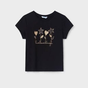 Blusa Manga Corta 18Negro F.854 MAYORAL