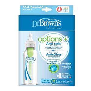 Biberon estandar 8 oz. Options+ 3-pzs F.SB83005