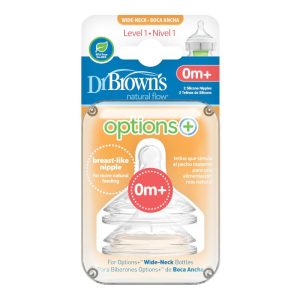 Tetinas para Biberones Cuello Ancho Dr. Brown's