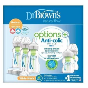 Paquete recien nacido cuello ancho Options+ 5-pack F.WB09600